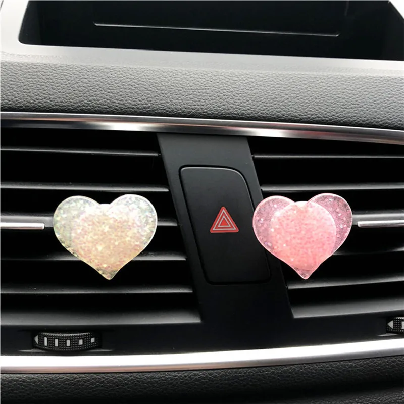 Милый дневной рассеиватель воздуха для автомобиля аксессуар персикового цвета