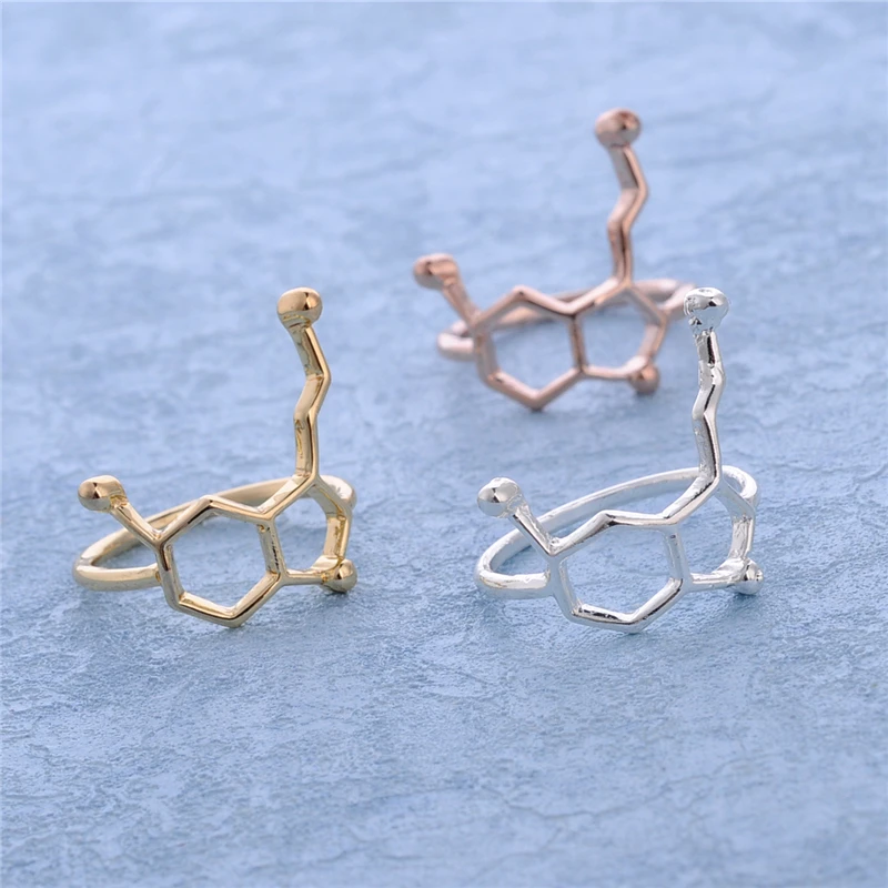 Уникальное кольцо с химическим веществом ювелирные изделия для девочек женщин