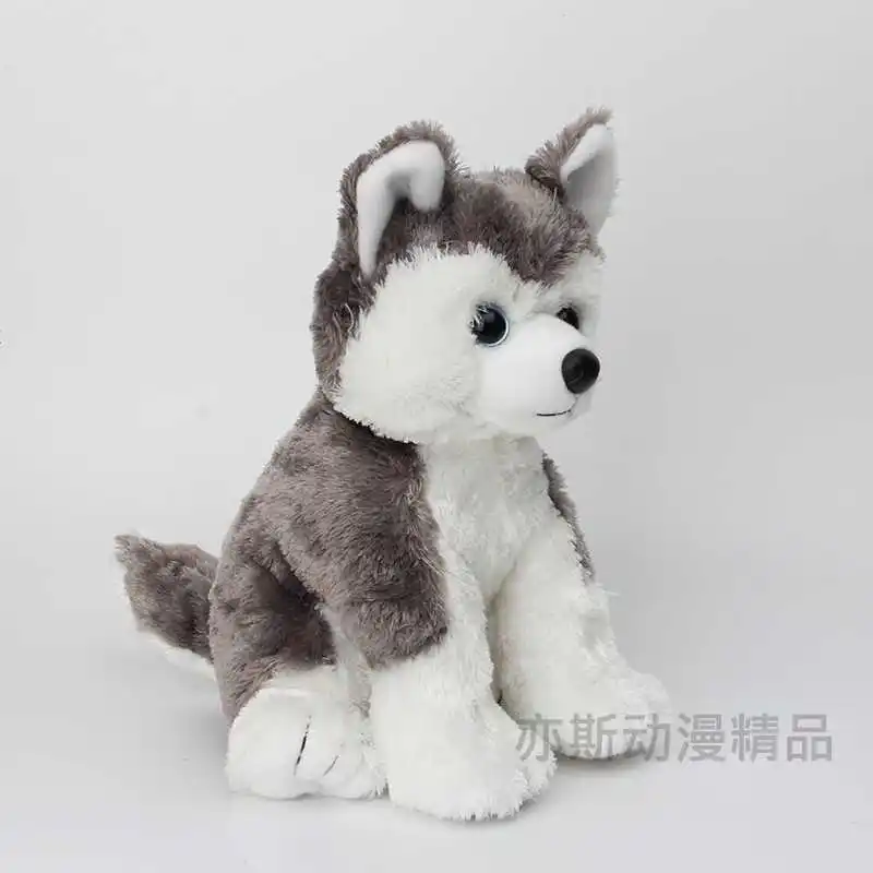 25CM Simulation husky plush toy Big Eyes Kawaii Puppy Dog Plush Toys Doll Stuffed Animal Cute Toy Kids | Игрушки и хобби
