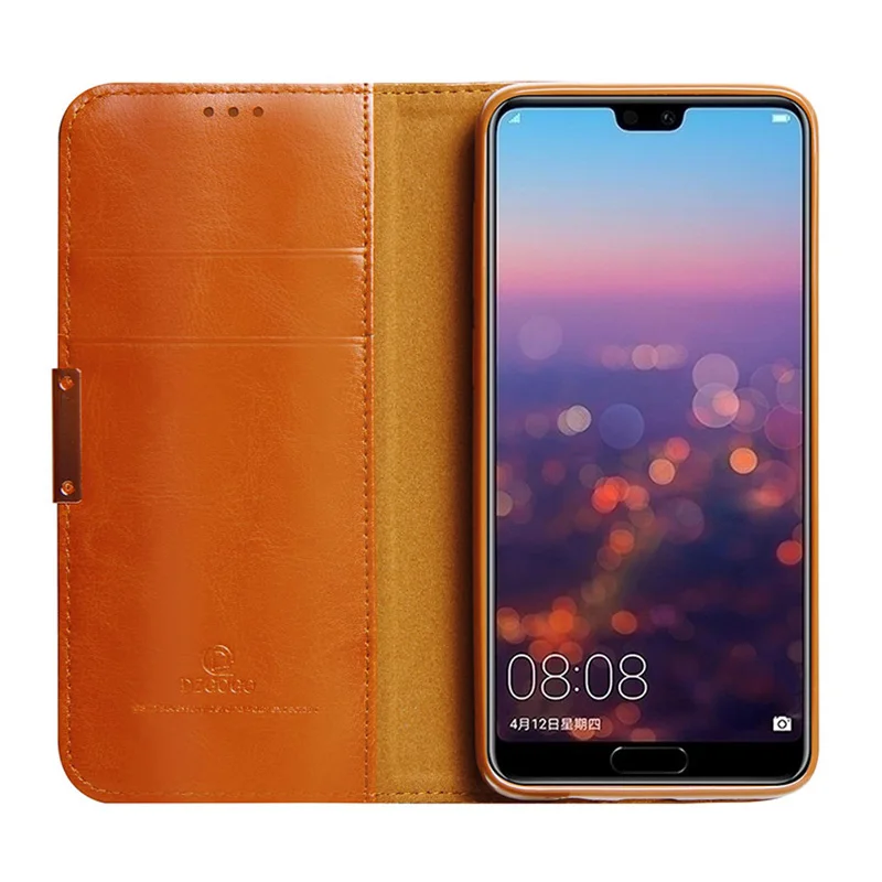 Чехол Alxun для Huawei P20 Pro Роскошный складной чехол из натуральной кожи и ТПУ с