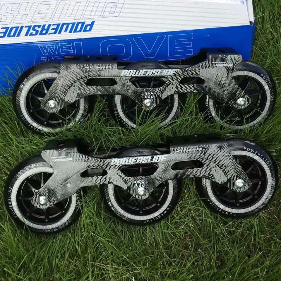Powerslide скоростной скейт рама 3*110 мм 255 мм с 110 мм Powerslide катания колеса для 165 мм расстояние Patines база