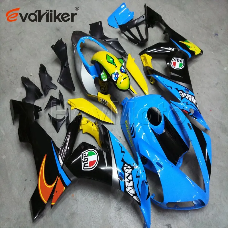 Обтекатель мотоцикла для YZFR1 2004 2005 2006 зеленый YZF R1 04 05 06 комплект пластиковых