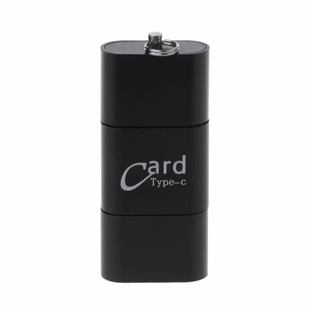 Универсальный 3 в 1 OTG type-C кард-ридер USB 3,0 на 2 слота TF SD для телефонов планшетных ПК с функцией OTG черный/золотой/розовый
