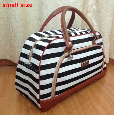 small size Женские дорожные сумки, модные, из искусственной кожи, большая вместительность, водонепроницаемые, с принтом, для багажа, вещевой мешок, повседневные дорожные сумки PT1083 - Цвет: small size