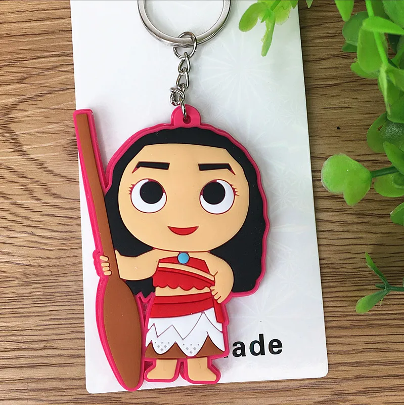 С героями из мультфильмов платье принцессы брелок с моаной фигурку Мауи