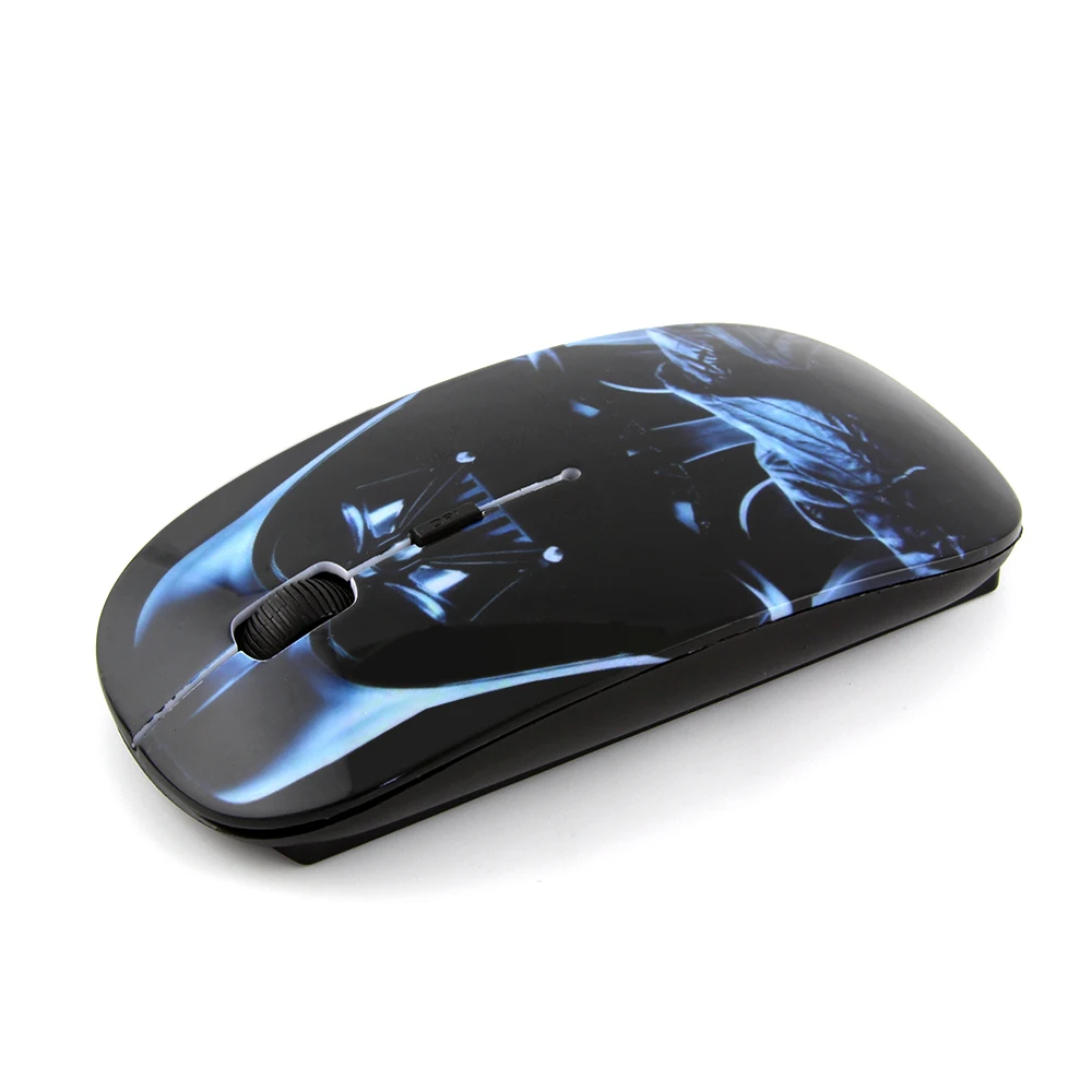 CHYI Беспроводной классный дизайн &quotЗвездные войны&quot Мышь ультра тонкий с Дартом