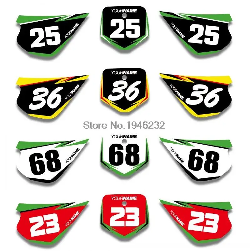 NICECNC пользовательские фоны графические наклейки и номерной знак для Kawasaki KX80 1994 1995