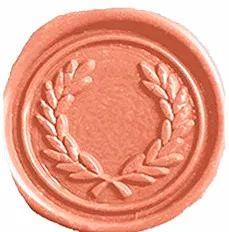 Mdlg винтажный оливковый логотип на заказ роскошный воск уплотнительный штамп