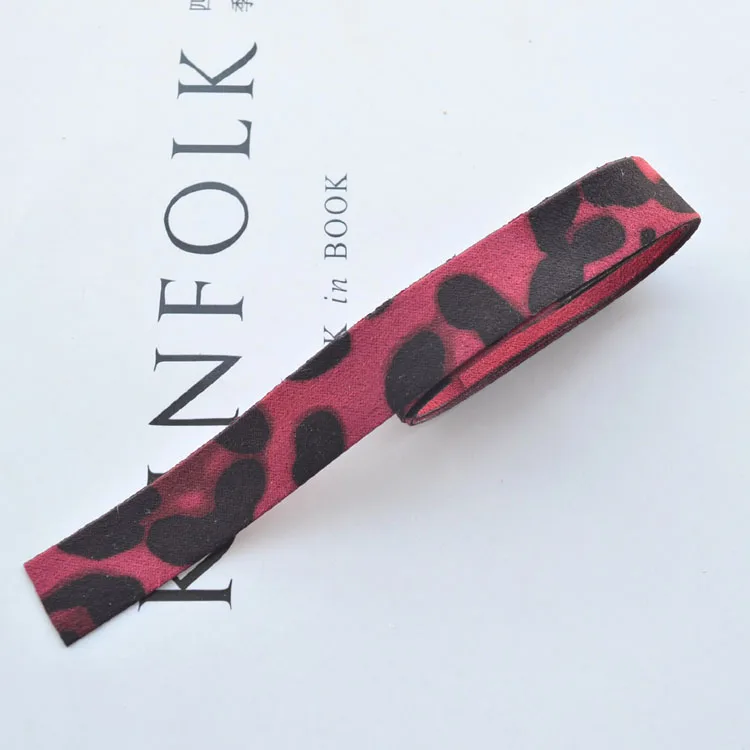 red Leopard Print 15 мм(1 м/лот) леопардовая лента с напечатанным гросградом DIY аксессуары для волос ручной работы Свадебная подарочная упаковка МАТЕРИАЛЫ - Цвет: red Leopard Print