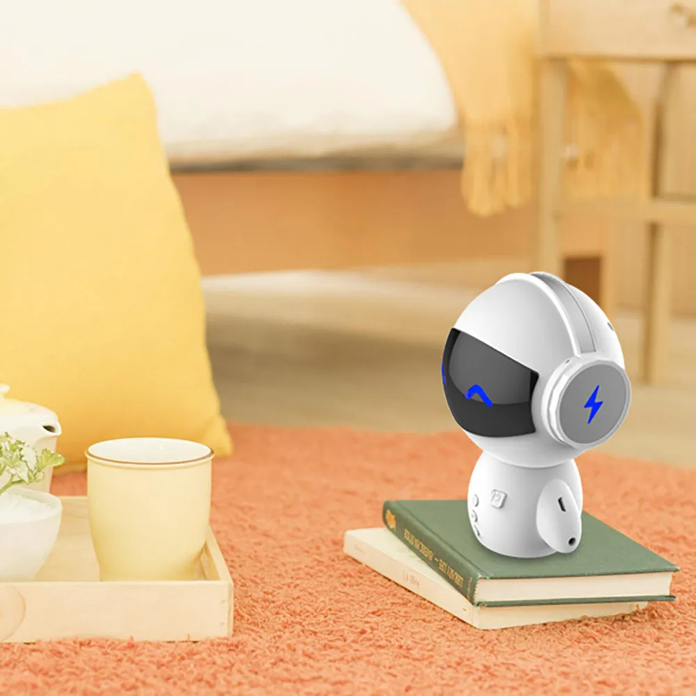 HIPERDEAL Мода Bluetooth динамик мини робот саундбокс беспроводной музыкальный центр поддержка AUX TF для автомобиля пляж и открытый - Цвет: B