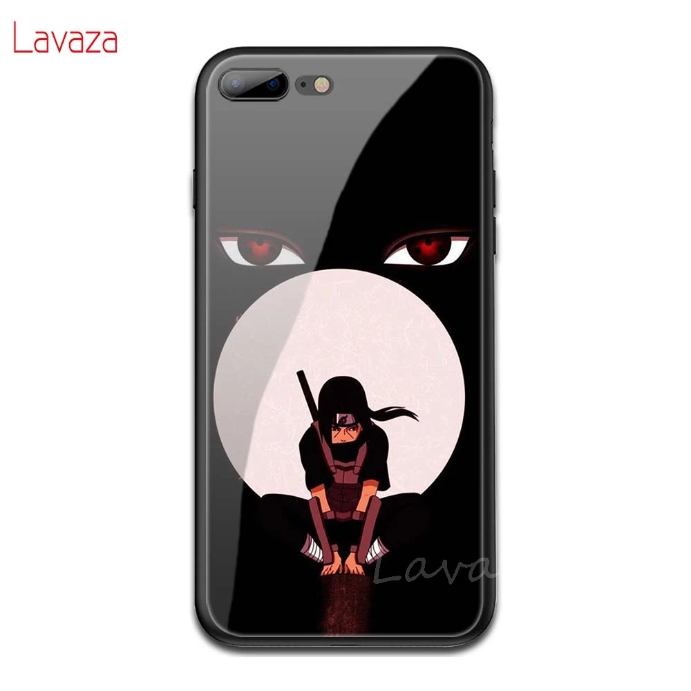 TG8 Lavaza Наруто Итачи Учиха закаленное стекло мягкий чехол для iPhone 6 6S 7 8 Plus 5 5S SE XR X XS 11 Pro MAX чехол - Цвет: TG8