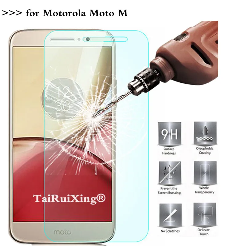 2.5D 0 26 мм 9H закаленное стекло Защита экрана для Motorola Moto M XT1663 XT1662 5 дюйма усиленная