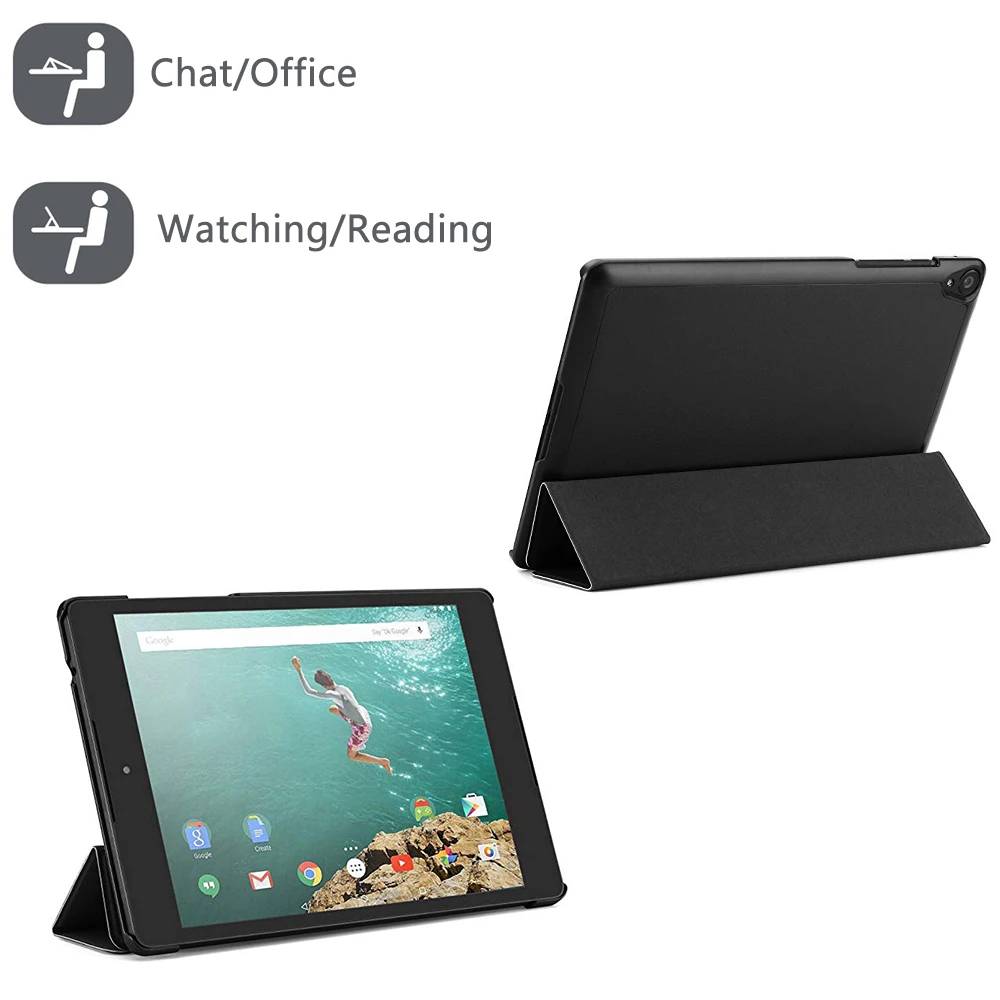 Dmytro защитный чехол для Google Nexus 9 8 дюймов Ультратонкий Роскошный умный кожаный