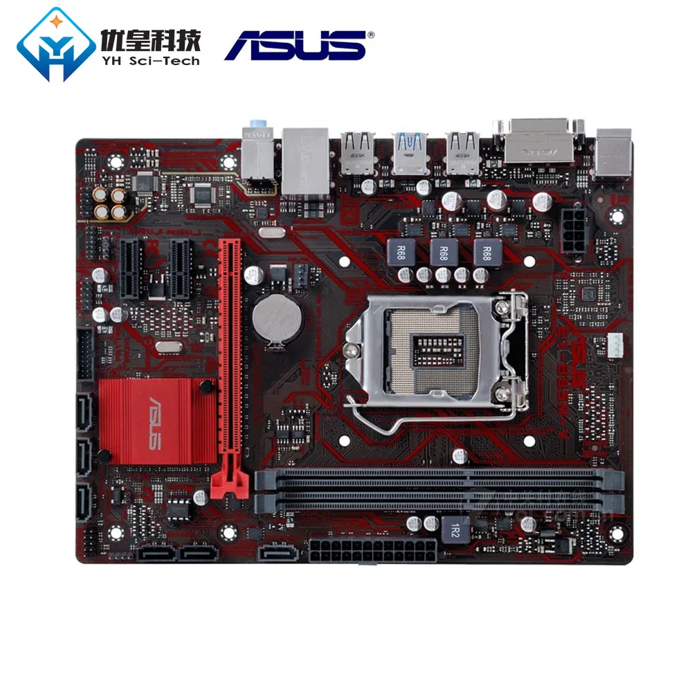 Asus EX B85M V Intel B85 оригинальная материнская плата для настольных ПК LGA 1150 Core