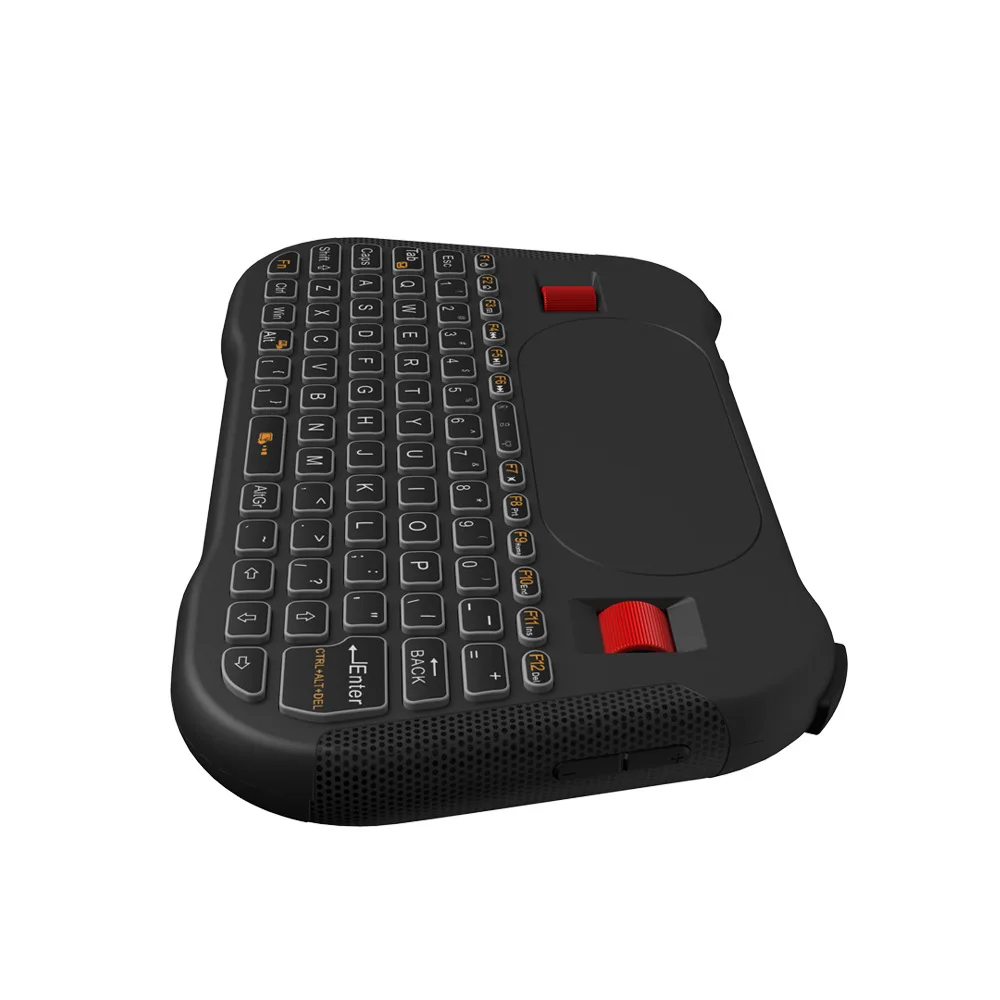 T18 Plus английская 2 4 ГГц беспроводная клавиатура Air Mouse Touchpad ручной контроллер