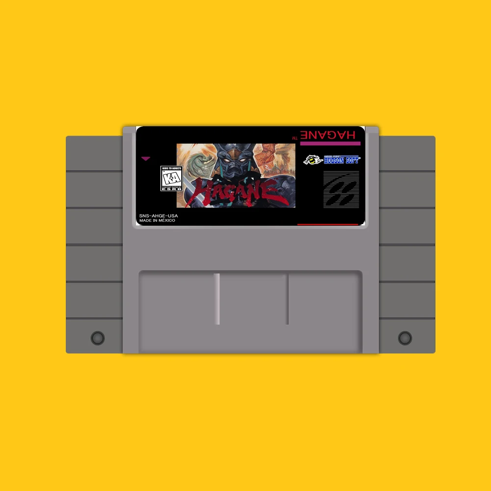 Горячая 46 Pin 16 бит NTSC игровой картридж Hagane|16 bit|16 bit game cartridge16 cartridge |