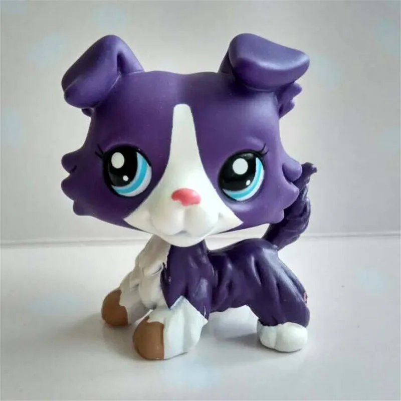 Pet Shop Lps игрушки кошка стоящая редкая маленькая собака колли кокер спаниель Great Dane такса Короткий волос котенок Рождественский подарок