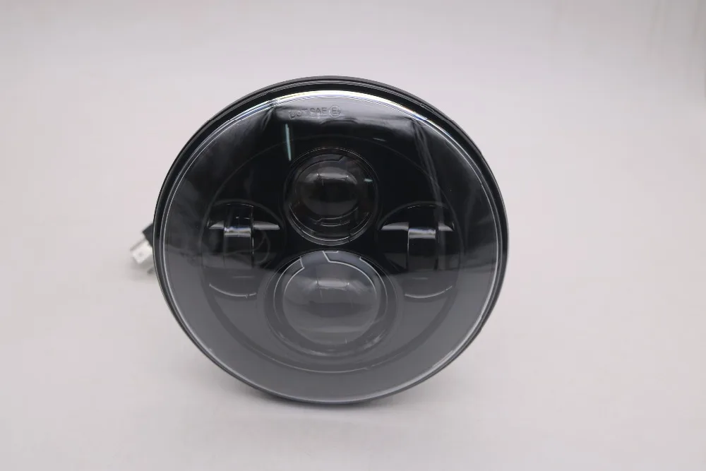 2 шт. автомобильные 7 дюймовые светодиодные фары Halo Angle Eyes DRL налобный фонарь для Jeep Wrangler JK suzuki samurai для Lada 4x4 urban Niva
