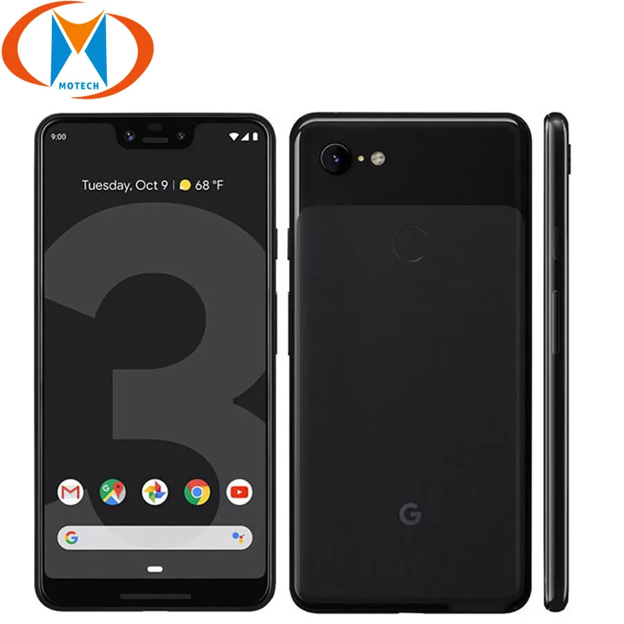 Новый оригинальный мобильный телефон Google Pixel 3 XL 6 дюймовый экран Snapdragon 845 4 Гб ОЗУ 64