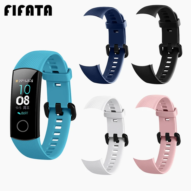 Силиконовый ремешок для смарт часов Huawei Honor Band 5|Смарт-аксессуары| |