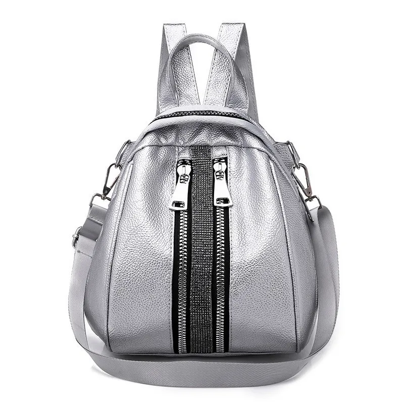 

2019 Anti-theft Leather Backpacks For Girls Sac A Dos Designer Women Backpack School High Quality Vintage Bagpack Ladies Pac