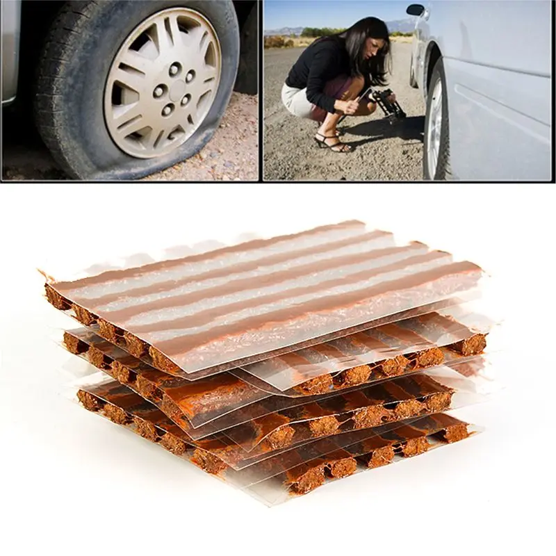 

10Pc Car Tubeless Tire Repair Strip For Car Motorcycle Tyre Repair Rubber Strips