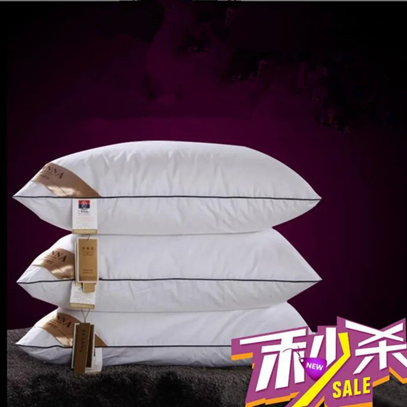 2017 домашний текстиль Подушка для сна из 100% перьев наполненные подушки шеи