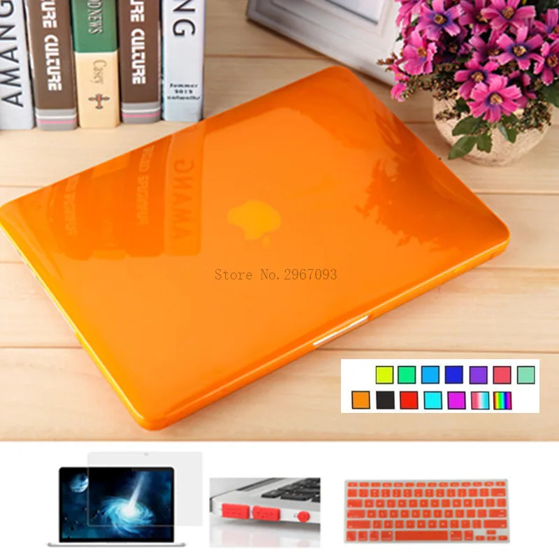Для MacBook Pro 13 15 случай 2016 2017 A1706 A1708 A1707 w/out Touch Bar и retina прозрачного хрусталя Матовый