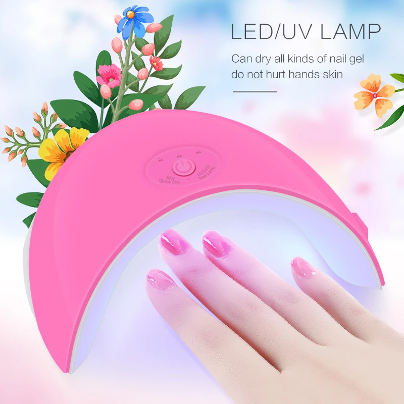 Glitter girl 36W Nail Dryer UV Led Lamp Gel Polish Curing for Manicure Varnish Machine Art Salon Tools | Красота и здоровье