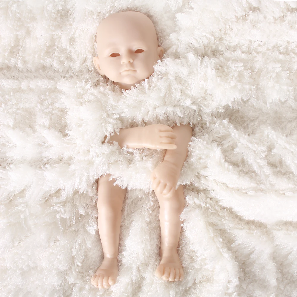 

18inch Reborn Doll kits 47cm Soft Vinyl Unpainted doll kits for sculptor Reborn doll Accessories