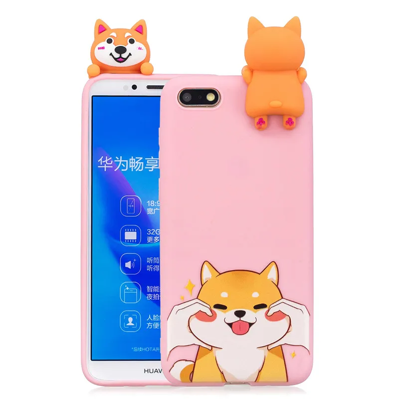 F Чехол для huawei Y5 Lite для Fundas huawei Y5 Lite Y 5 Lite DRA-LX5 чехол Чехол 3D мультяшная игрушка Мягкий силиконовый чехол для телефона s - Цвет: F