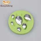 Мини драгоценный камень с алмазным узором силиконовая форма для ручной работы Инструменты для выпечки шоколадные конфеты глина Смола плесень помадка украшения торта инструменты