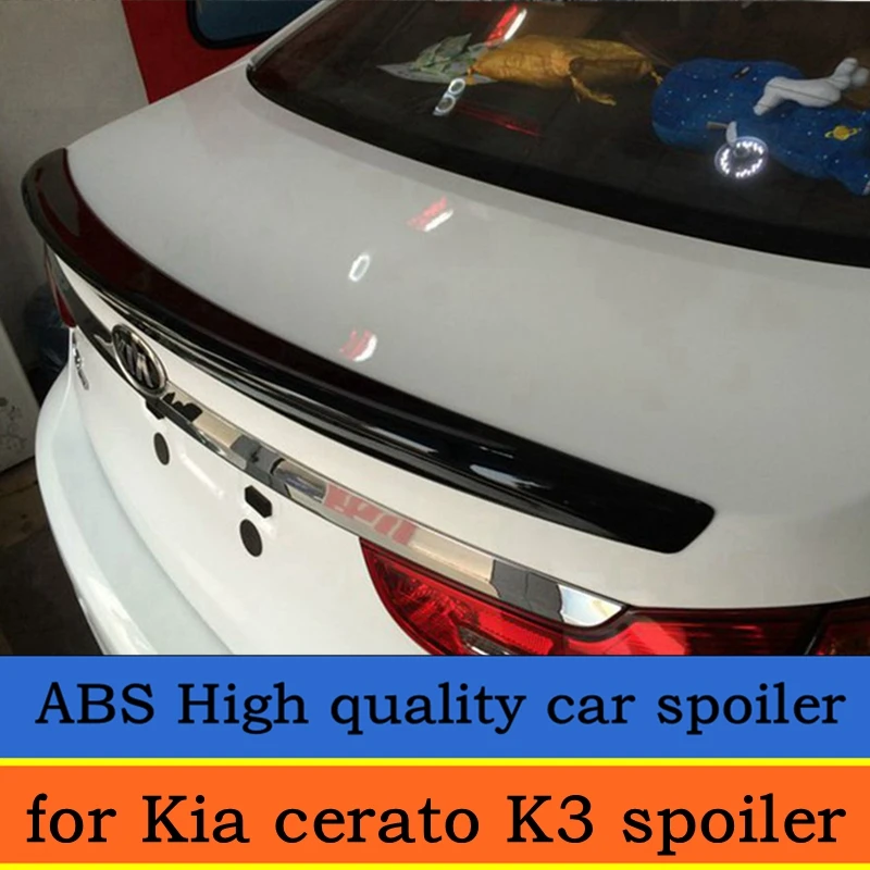 Спойлер для Kia cerato K3 2013-2015 спойлер высокого качества ABS Материал заднее крыло