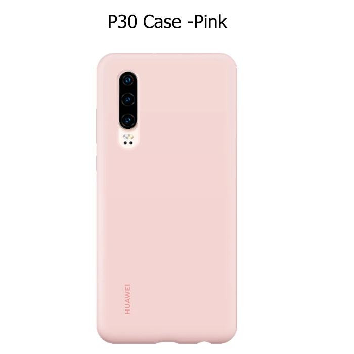 P30 case pink huawei P30 P30 Pro Чехол huawei официальный жидкий силиконовый защитный чехол из микрофибры односторонний huawei P 30 P 30Pro чехол - Цвет: P30 case pink