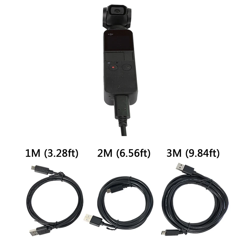 Кабель USB Type C для карманной камеры DJI Osmo Удлиненный шнур зарядного устройства