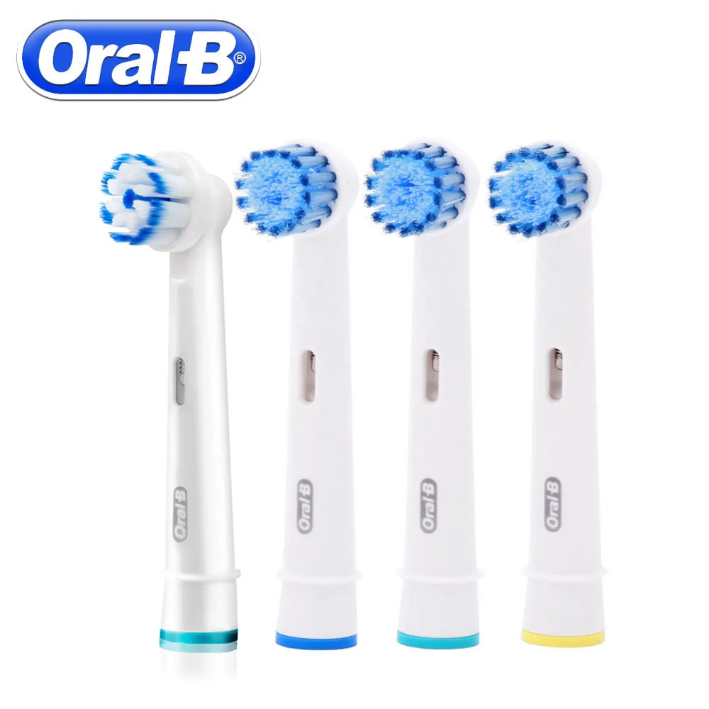 Электрическая зубная щетка Oral B для 4 шт. точная вращающаяся чувствительная