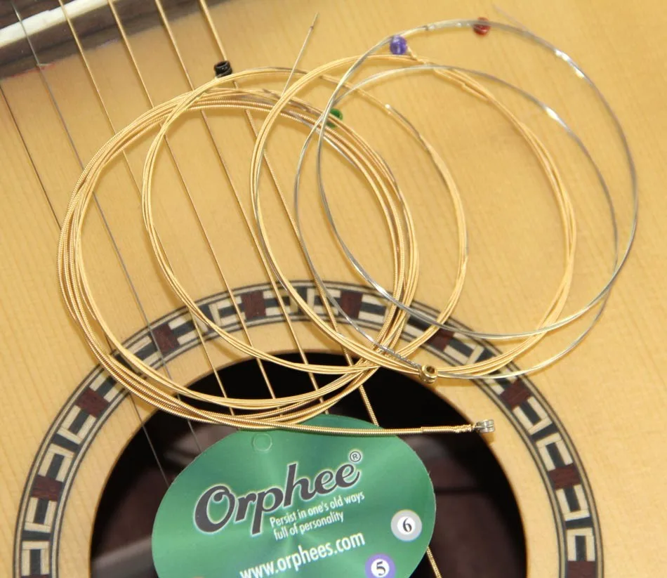 

Orphee TD160 acoustic guitar string Normal light guitar Strings 80/20 bronze String copper strings 6pcs/set