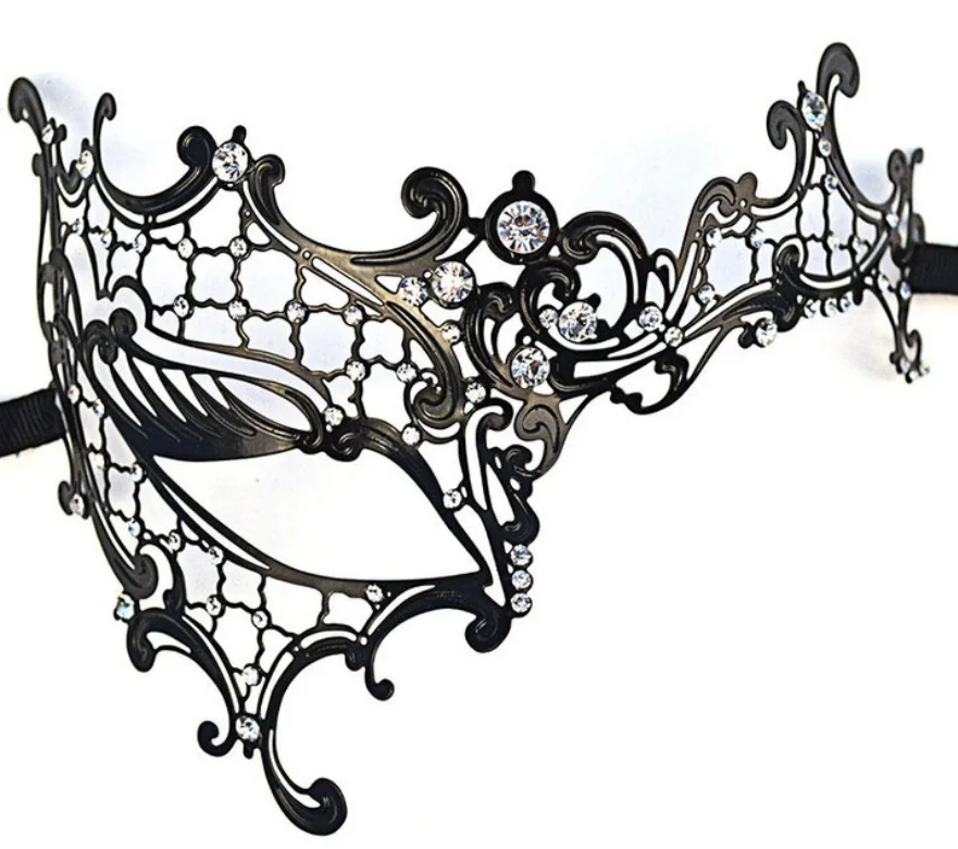 Новая Мода Металла Филигрань Венецианский Красивая Роскошные Маскарад Маска Mardi