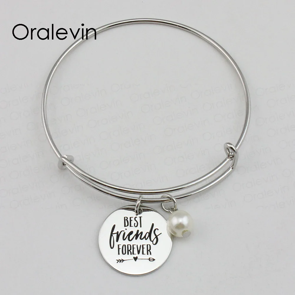 Лучшие друзья вдохновленные навсегда ручная штамповка гравировка на заказ кулон