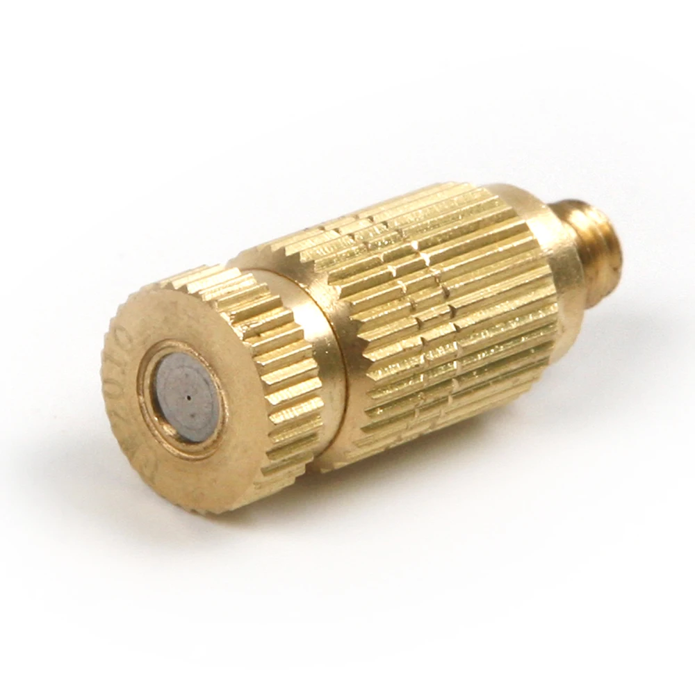 

3/16" Threaded brass Misting Nozzle 0.15mm Orifice Fogging Spray Head , 10-Pack