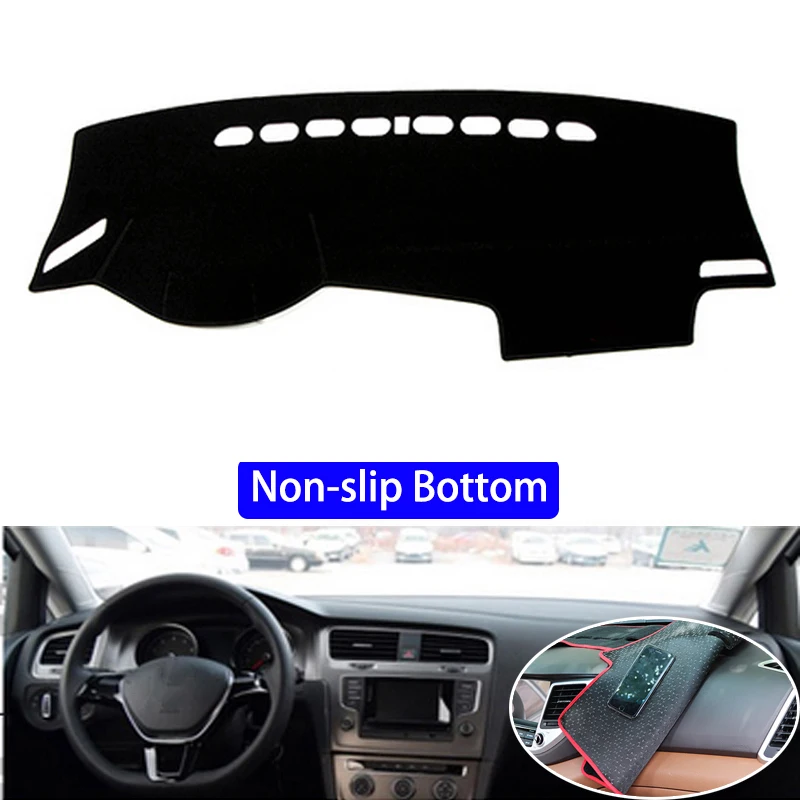 Для Volkswagen golf 7 2014-2019 автомобильный Стайлинг Нескользящие нижние Чехлы Dashmat Dash
