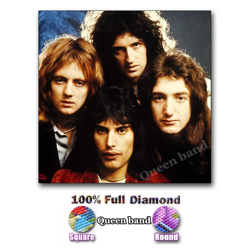 Алмазная 5D картина Queen Band полноразмерная/круглая Вышивка крестиком украшение для