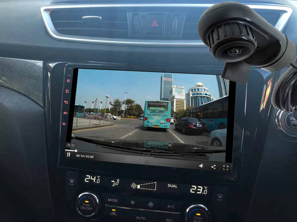 Автомобильный видеорегистратор с USB для устройств Android 7 1/6 0/5 1 GPS-радио |