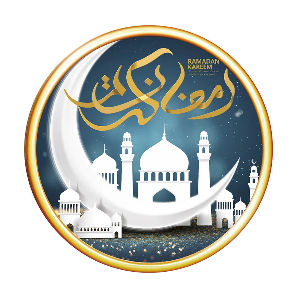 2019 Новый ИД Мубарак Стикеры вечерние Рамадан украшения Исламская Декор поставки