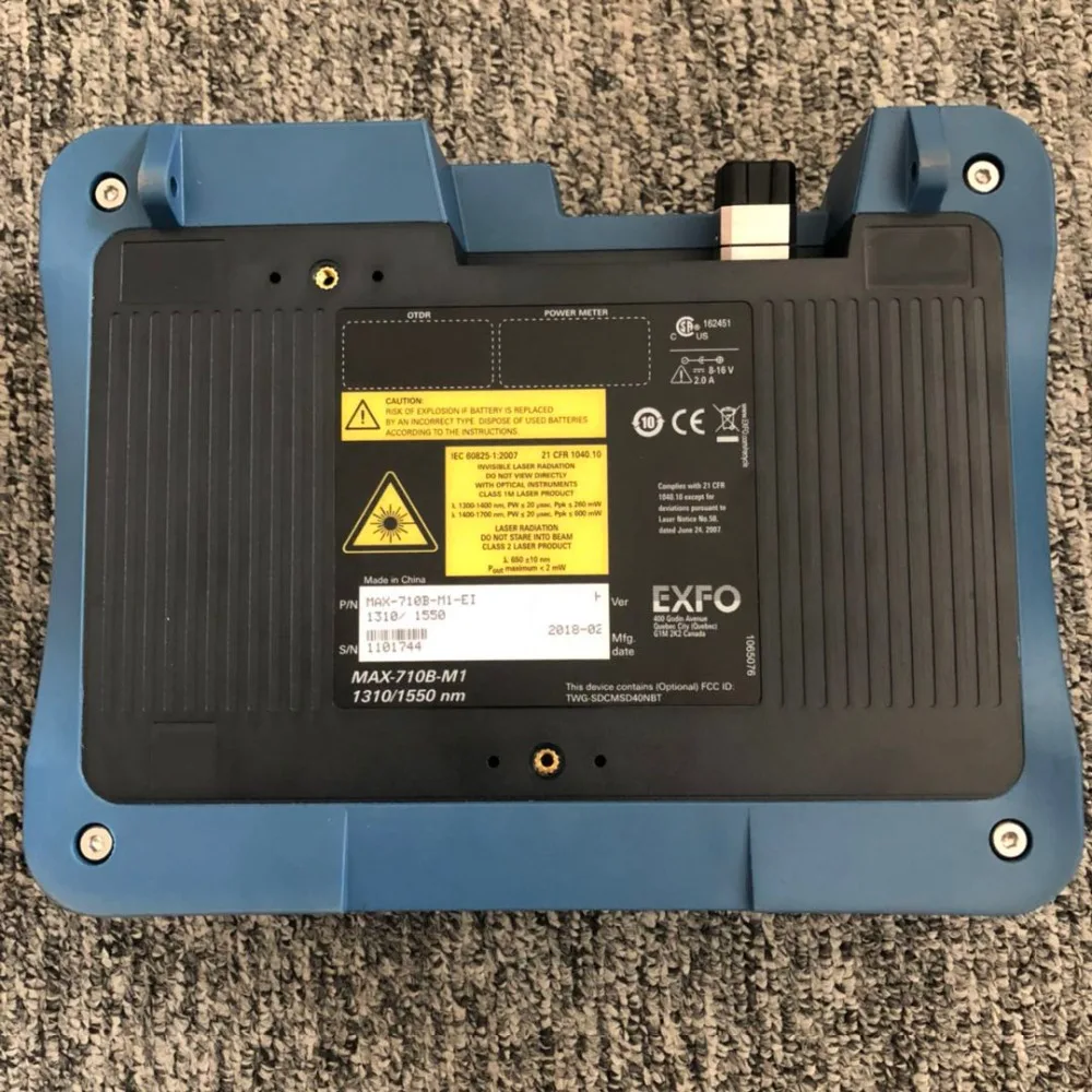 Оригинальный EXFO MAX 710B 715B MAXTESTER OTDR оптический временной рефлектометр динамический