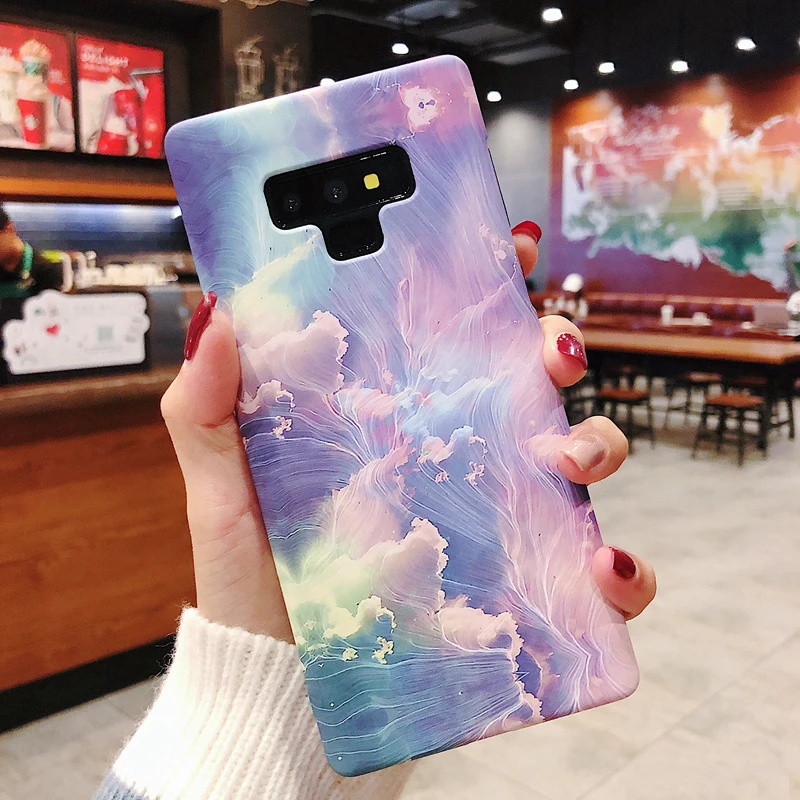 YHBBCASES для Samsung S10 S8 S9 Plus чехлы Note 10 8 9 цветные телефонов с рисунком мечтательного