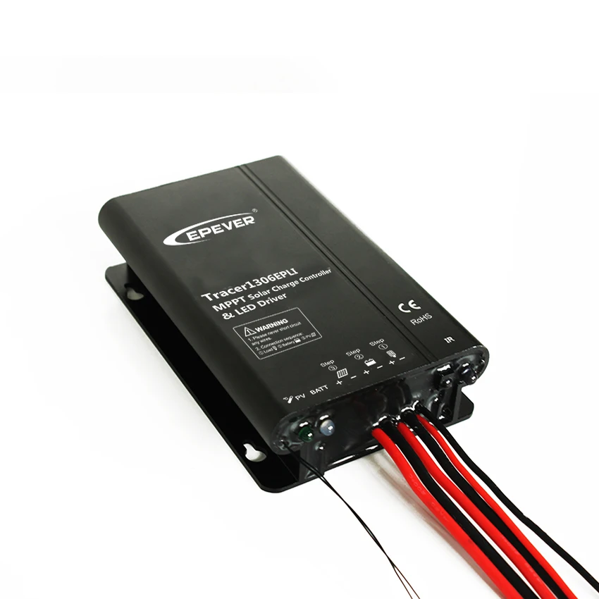 EPSOLAR TRACER1305EPLI TRACER1306EPLIEP EPEVER 12 В 10A MPPT Контроллер заряда с таймером IP67 Светодиодный