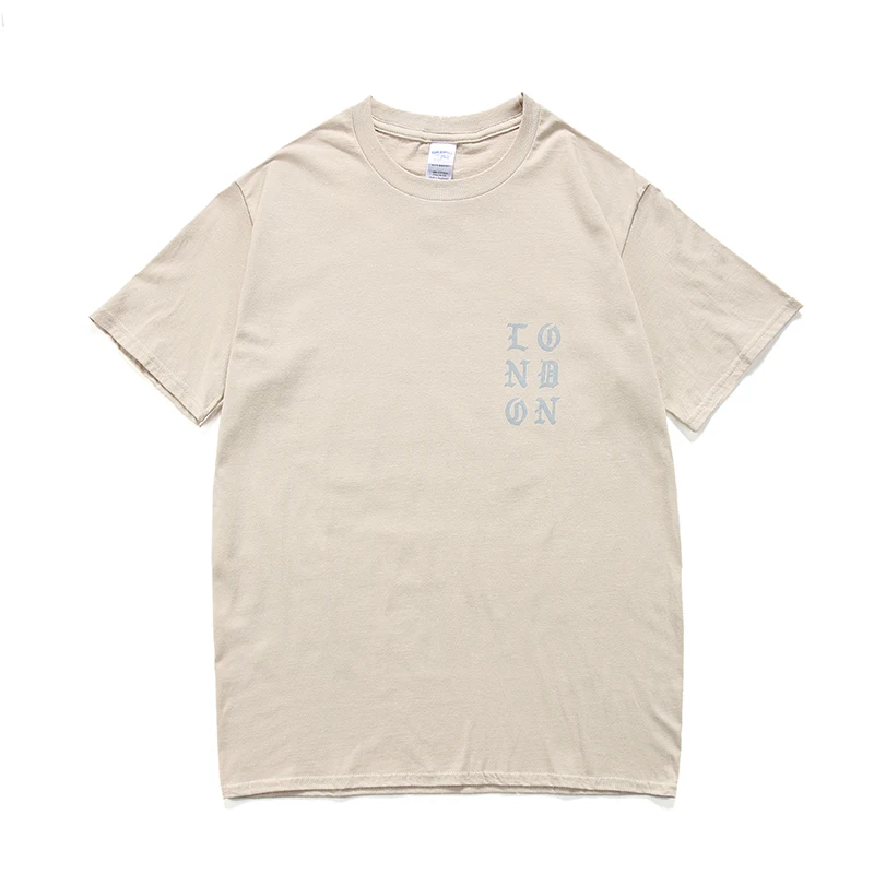 Pablo Kanye West Concert New York London Los Angeles I feel Like Paul White Black Camel Army Green Purple Orange Cotton T-shirt
