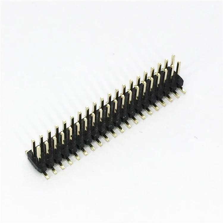 100 шт 1 27 мм SMT двухрядный 2x50P контактный шаг заголовка 0 05 &quotL7.2 золотой PCB штыревой