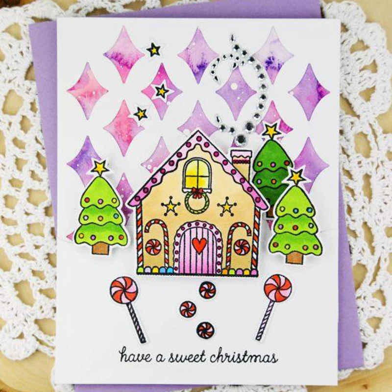 Рождественский Декор для дома печать прозрачный силиконовый штамп/печать сделай